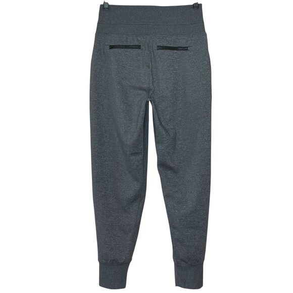 Athleta Venice Jogger Heathered Grey Size XS High Rise Pants Pockets Travel EUC - Picture 5 of 10